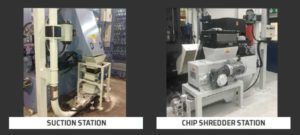 Indass Suction Station and Chip Shredder Station 