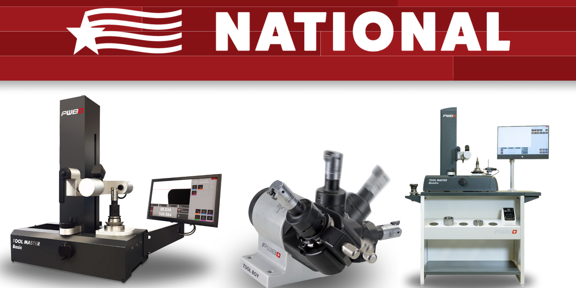 Tool Presetters by EVOSET, distributed by National Machine Products